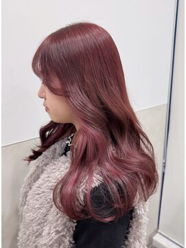 【Lufeli】内海ひなの　インナーカラー／イヤリングカラー