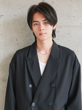 ニューヨークニューヨーク 新田辺店(NYNY) 黒髪センターパート