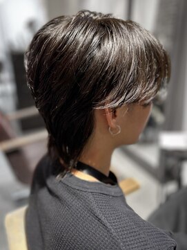 エニー 栄(Any) men's hair   毛流れソフトウルフ