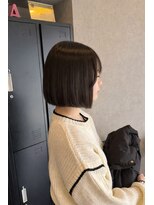 ラリス(Ralis) タッセルボブ/地毛風縮毛矯正