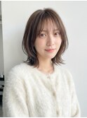 大人可愛い20代30代40代ニュアンスレイヤーミディ