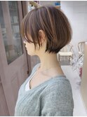 丸みショートボブ