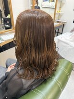 エマ 浦上駅前店(EMMA)&nbsp;透明感ケアカラー×チョコレートブラウン