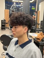 リッチブランドアンドコー(Rich Brand&Co)&nbsp;スパイキーショート　フェード　スペインカール　ルーズパーマ