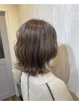 TELA HAIR 石岡店【テーラヘアー】【4月15日NEW OPEN（予定）】 &nbsp;波巻ウェーブ×極細ハイライトベージュ【TELA HAIR 石岡】