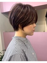 ゴカン バイ ジル ブラン 名古屋(Gokan by JIL BLAN)&nbsp;ハイライトバレイヤージュダブルカラーショートカット30代40代