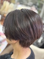 ヘアーアンドメイク フラット ヒルズ(Hair&Make FLAT HILLS)&nbsp;ミディアムショートスタイル