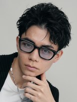フィフス 大分(fifth)&nbsp;大分フェザーパーマメンズカットフェザーショート刈り上げゆるめ