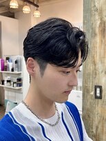 ハノンメンズ 大宮(Hanon men's) メンズ/メンズカット/センターパート/毛流れヘア