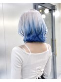 【ブリーチ ダブルカラー】グラデーションカラー
