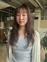 ロウネ(rawne)&nbsp;layer cut lavenderbrown[cono]