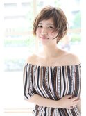 大人カジュアルショートボブ