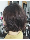 くせ毛×外ハネ