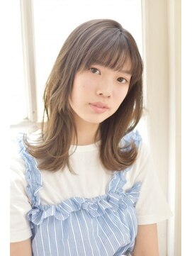 ヘアーアンドメイク シーク 八王子(HAIR&MAKE SeeK) ミディアム×外ハネ