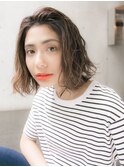 ヴェールウエーブ ハイライト 切りっぱなしボブ☆