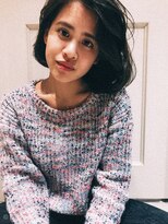 エムスラッシュ たまプラーザ(M.SLASH)&nbsp;【m.slash bonheur】軽さのあるワンレンボブ