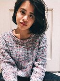 【m.slash bonheur】軽さのあるワンレンボブ