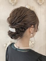 モアナ バイ ヘッドライト 武蔵小杉店(Moana by HEADLIGHT)&nbsp;大人かわいい 結婚式 ヘアアレンジ パーティ ルーズ