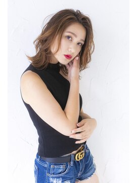 ルミネート 日暮里店(Ruminate) 軽やかに弾む毛先のミディ【日暮里/西日暮里/シールエクステ】