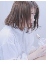 ヘッツ 仙台駅前店(HETTU)&nbsp;透け感　セピアブランジュ　軽めボブ