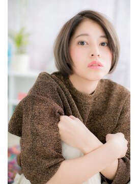 ミック ヘアアンドメイク アップ 駒込店(miq Hair&Make up) 大人かわいいスマートボブ