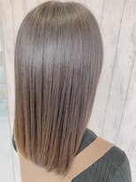 ラテ(latte)&nbsp;【異次元のツヤ髪】セミロング×N.髪質改善《2回目》