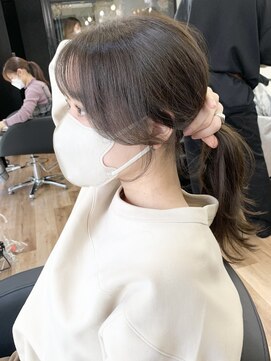 リコバイアフロート(riko by afloat) 韓国風ヘア/後れ毛カット/エギョモリ/くびれヘア