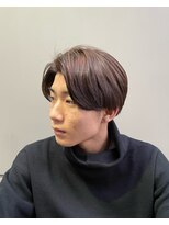 ヘアーメイク ハーベスト(HAIR MAKE HARVEST)&nbsp;【ナチュラルセンターパート×前下がり質感】ダークベージュ