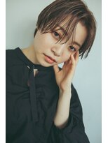 クラン(clan)&nbsp;外ハネボブセクションカラーグラデーションカラーペールベージュ