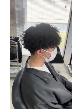 ラテ 伊勢崎(LATTE) 波巻きパーマ/ツイストスパイラルツーブロック