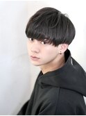 20代30代40代◎黒髪刈り上げマッシュ
