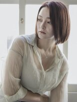 クラスコウベ 三宮店(Krass kobe) ショートヘア大人ガーリーチョコレートブラウン3【鈴木ルナ】