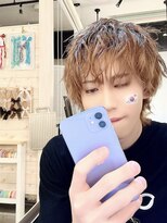 ヘアメイク エンカレッジ(HAIR MAKE encourage)&nbsp;無造作☆スパイラル　波ウェーブ/メンズ/ヘアセット