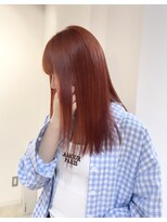 オールヘア(ALL HAIR) layer cut × red.