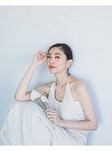 韓国風/おくれ毛/ヘアメイク/ヘアアレンジ/ヘアセット