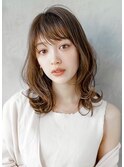 【GEEKS渋谷】秋冬ヘア/ヌーディーカラー/顔周りレイヤー/透明感