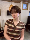 マッシュショート・ニュアンスパーマ・ショートヘア・銀座