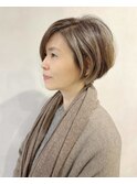 【LatelierContent Yumi】40代50代60代大人ショートボブ