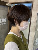 プラグ ヘアーデザイン 大名店(PLUG hair design)&nbsp;ショートボブ/ショートヘア/脱白髪染め/白髪ぼかし/髪質改善