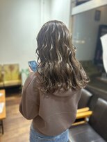 ヘアーワークス ボナ(HAIR WORKS bona.)&nbsp;柔らかい色味の透明感くすみカラー ブラウン/ベージュ