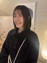 カシ 中目黒(CASI)&nbsp;ボブウルフ /ロング/ウルフ/レイヤーカット/黒髪/顔周り