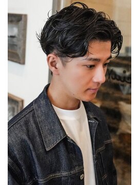 グッドプレイスアンドシング(Good Place&thing) メンズパーマ/波巻き/ニュアンスパーマ/メンズカジュアル/パーマ