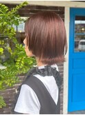くびれヘア大人シンプルボブ