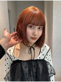 天神大名レイヤーカットデザインカラーブリーチ