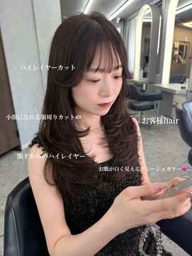 ボタン ハカタ(VOTAN hakata) レイヤーカット/博多美容室/髪質改善/薄め前髪