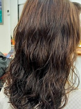 ハンビ美容室(HANBI)の写真/本格韓流Styleが叶う【ヨシンモリパーマ+カット+TR ￥14300】再現性の高いStyleで朝のスタイリングも楽々!