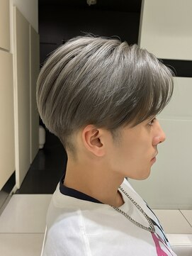 マティス ヘアー デザイン 蘇我店(matiz hair design) シルバーグレージュ×センターパート［蘇我駅］