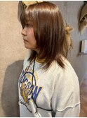 レイヤー×ベージュ
