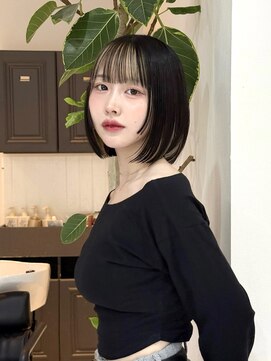 ヨロ 小岩(YOLO) ハイライトカラーミルクティーベージュケアブリーチダブルカラー