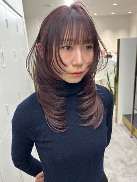 エトワール(ETOILE) レイヤーカット/ピンクブラウン/ハッシュカット